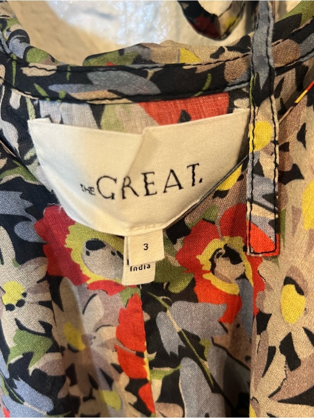 The GREAT Geranium Floral Maxi Dress Womens L - Picture 7 of 16